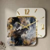 Orologi Da Parete Moderni-Selezionato da Mazzolaluce Orologio in resina moderno a parete effetto marmorizzato