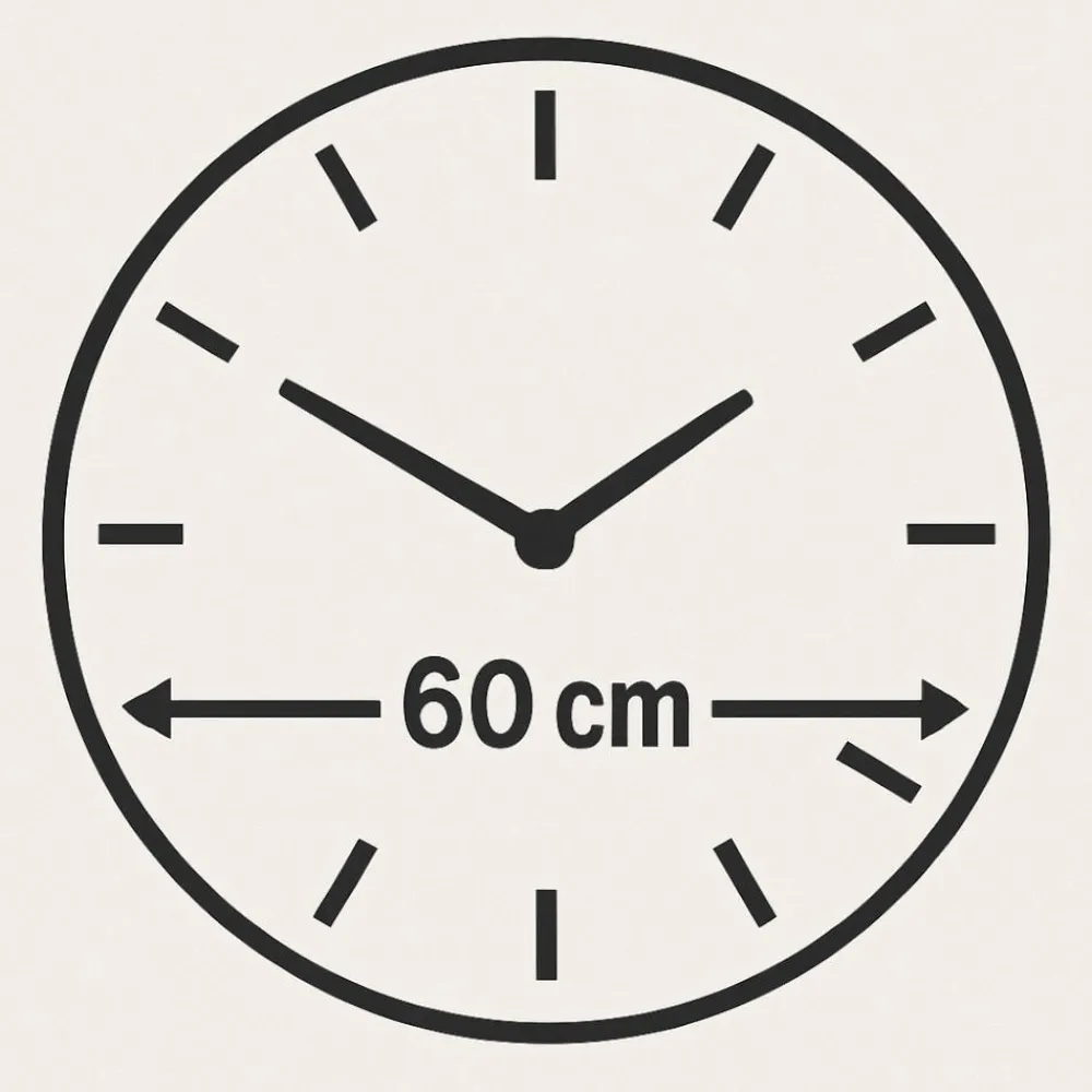 Orologi Da Parete Moderni-Selezionato da Mazzolaluce Orologio luna 40cm da parete 60cm tondo design moderno
