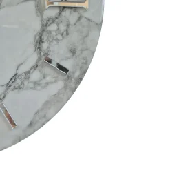 Orologi Da Parete Moderni-Selezionato da Mazzolaluce Orologio mabby moderno 60cm da parete effetto marmo bianco
