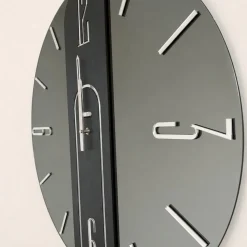 Orologi Da Parete Moderni-Selezionato da Mazzolaluce Orologio mistica 80cm da parete vetro fume grandi dimensioni moderno