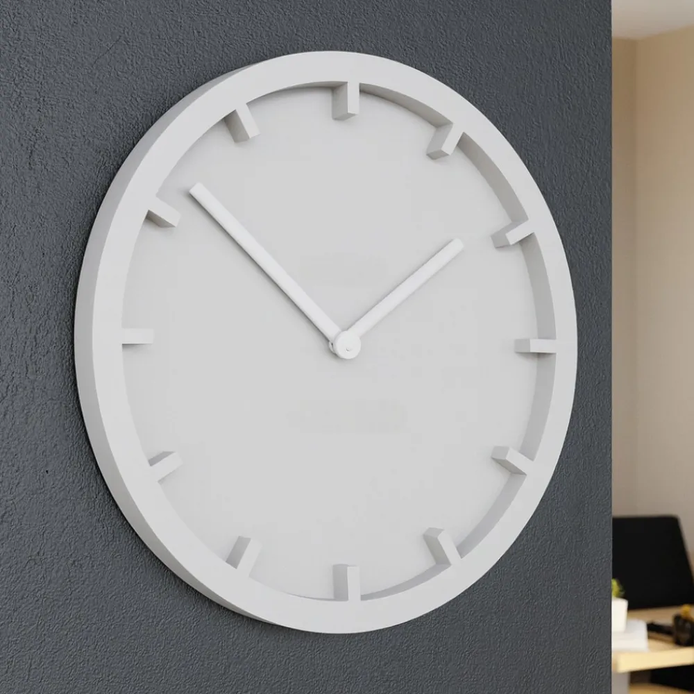 Orologi Da Parete Moderni-Selezionato da Mazzolaluce Orologio moderno bianco da parete 26