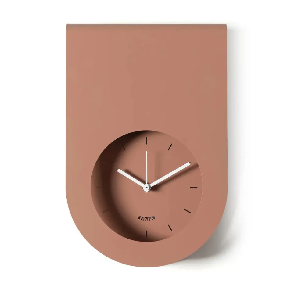 Orologi Da Parete Moderni-Selezionato da Mazzolaluce Orologio moderno da cucina design elegante color mousse