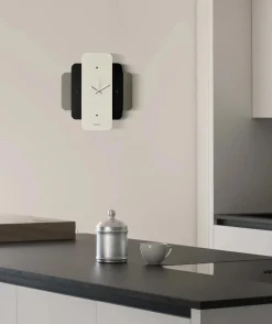 Orologi Da Parete Moderni-Selezionato da Mazzolaluce Orologio moderno da muro per cucina fango e nero