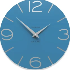 Orologi Da Parete Moderni-Selezionato da Mazzolaluce Orologio moderno da parete blu luce per cameretta