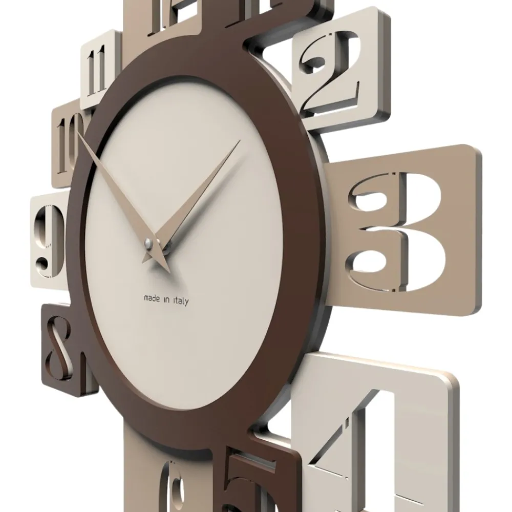 Orologi Da Parete Moderni-Selezionato da Mazzolaluce Orologio moderno da parete cucina avorio