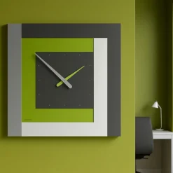 Orologi Da Parete Moderni-Selezionato da Mazzolaluce Orologio moderno da parete grande mela verde