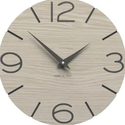 Orologi Da Parete Moderni-Selezionato da Mazzolaluce Orologio moderno da parete legno rovere breeze