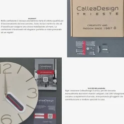Orologi Da Parete Moderni-Selezionato da Mazzolaluce Orologio moderno da parete legno rovere breeze