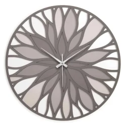 Orologi Da Parete Moderni-Bongelli Preziosi Orologio moderno da parete mosaico nocciola