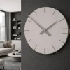 Orologi Da Parete Moderni-Selezionato da Mazzolaluce Orologio moderno da parete rotondo legno color sabbia 40cm