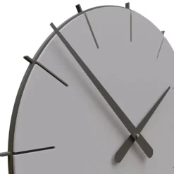 Orologi Da Parete Moderni-Selezionato da Mazzolaluce Orologio moderno da parete rotondo legno color sabbia 40cm