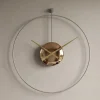 Orologi Da Parete Moderni-Selezionato da Mazzolaluce Orologio moderno da parete tortora rotondo effetto specchio bronzo 60cm