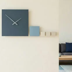 Orologi Da Parete Moderni-Selezionato da Mazzolaluce Orologio moderno orizzontale da parete legno carta da zucchero