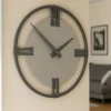 Orologi Da Parete Moderni-Selezionato da Mazzolaluce Orologio moderno rotondo 30cm colore alluminio