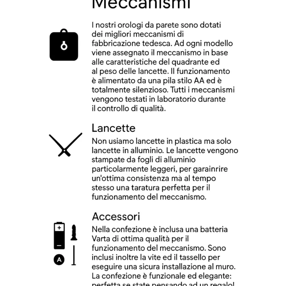 Orologi Da Parete Moderni-Selezionato da Mazzolaluce Orologio numeri moderni da parete legno caffelatte