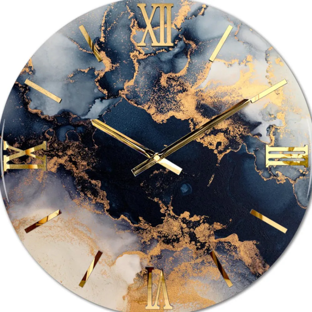 Orologi Da Parete Moderni-Selezionato da Mazzolaluce Orologio onde design particolare 80cm grandi dimensioni elegante