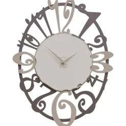 Orologi Da Parete Moderni-Selezionato da Mazzolaluce Orologio ovale da parete moderno design in legno