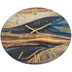 Orologi Da Parete Moderni-Selezionato da Mazzolaluce Orologio particolare da parete 60cm plutone effetto marmo