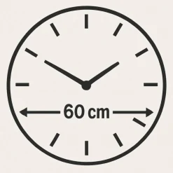 Orologi Da Parete Moderni-Selezionato da Mazzolaluce Orologio particolare da parete rotondo effetto marmo 60cm