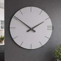 Orologi Da Parete Moderni-Selezionato da Mazzolaluce Orologio particolare da parete design rotondo seta opaca per cucina