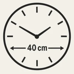Orologi Da Parete Moderni-Selezionato da Mazzolaluce Orologio per parete 40cm elegance gold moderno rotondo in resina