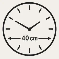 Orologi Da Parete Moderni-Selezionato da Mazzolaluce Orologio per parete 40cm fiore in resina rotondo moderno