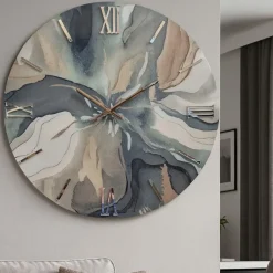 Orologi Da Parete Moderni-Selezionato da Mazzolaluce Orologio per parete 40cm nuance moderno in resina