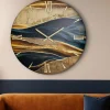 Orologi Da Parete Moderni-Selezionato da Mazzolaluce Orologio plutone 80cm per parete effetto marmo multicolor