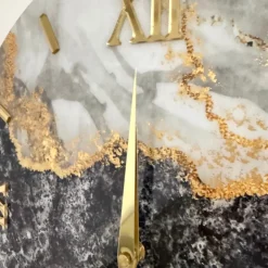 Orologi Da Parete Moderni-Selezionato da Mazzolaluce Orologio prime 100cm grande per parete design effetto marmo