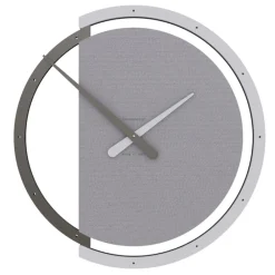 Orologi Da Parete Moderni-Selezionato da Mazzolaluce Orologio rotondo da parete design curvo grigio moderno