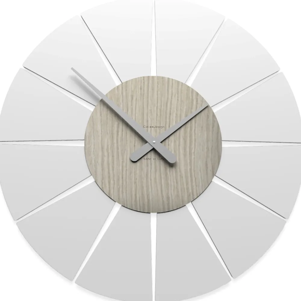 Orologi Da Parete Moderni-Selezionato da Mazzolaluce Orologio rovere breeze in legno rotondo da parete
