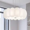 Lampadari Moderni-Ideal Lux Ovalino sp8 lampadario moderno particolare vetri satinati