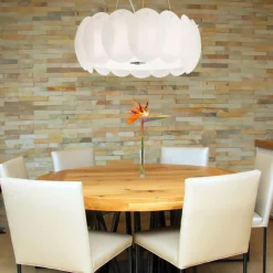 Lampadari Moderni-Ideal Lux Ovalino sp8 lampadario moderno particolare vetri satinati