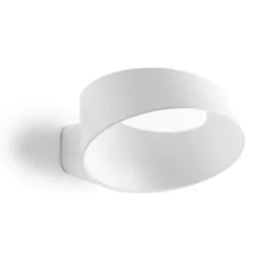 Applique Da Parete-Stilnovo Oxygen applique led 17w 3000k bianco moderna