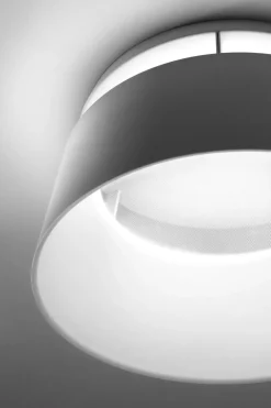 Plafoniere Moderne-Stilnovo Oxygen bianca plafoniera led 50w 3000k luce dimmerabile
