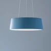 Lampadari Moderni-Stilnovo Oxygen stlinovo lampadario azzurro moderno led 36w 3000k dimmerabile
