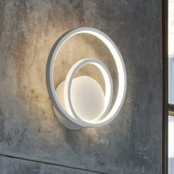 Applique Da Parete-Ideal Lux Oz ap dali applique led 3000k dimmerabile bianca