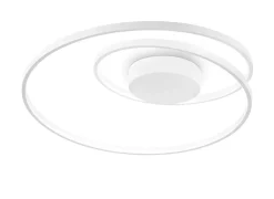 Plafoniere Moderne-Ideal Lux Oz pl dali plafoniera bianca led 3000k dali push design