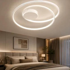 Plafoniere Moderne-Ideal Lux Oz pl on-off 4000k plafoniera led moderna bianca