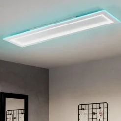 Plafoniere Moderne-Eglo Padrogiano z plafoniera smart design moderno led rgb da 2700k a 6500k