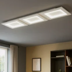 Plafoniere Moderne-Eglo Padrogiano z plafoniera moderna rettangolare led rgb 2700k a 6500k