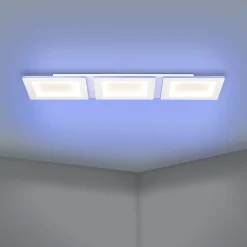 Plafoniere Moderne-Eglo Padrogiano z plafoniera moderna rettangolare led rgb 2700k a 6500k