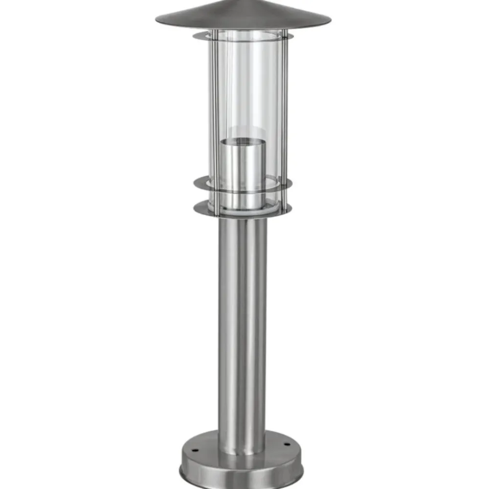 Lampioni Da Giardino-Eglo Paletto da esterno giardino acciaio inox lisio