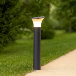 Lampioni Da Giardino-Selezionato da Mazzolaluce Paletto da esterno giardino moderno grafite 50cm