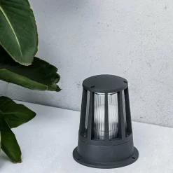 Lampioni Da Giardino-Selezionato da Mazzolaluce Paletto lampioncino moderno da per giardino antracite