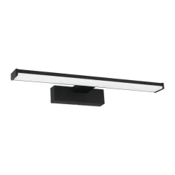 Applique Da Bagno-Eglo Pandella 1 applique da bagno nero per specchio moderno led 4000k ip44