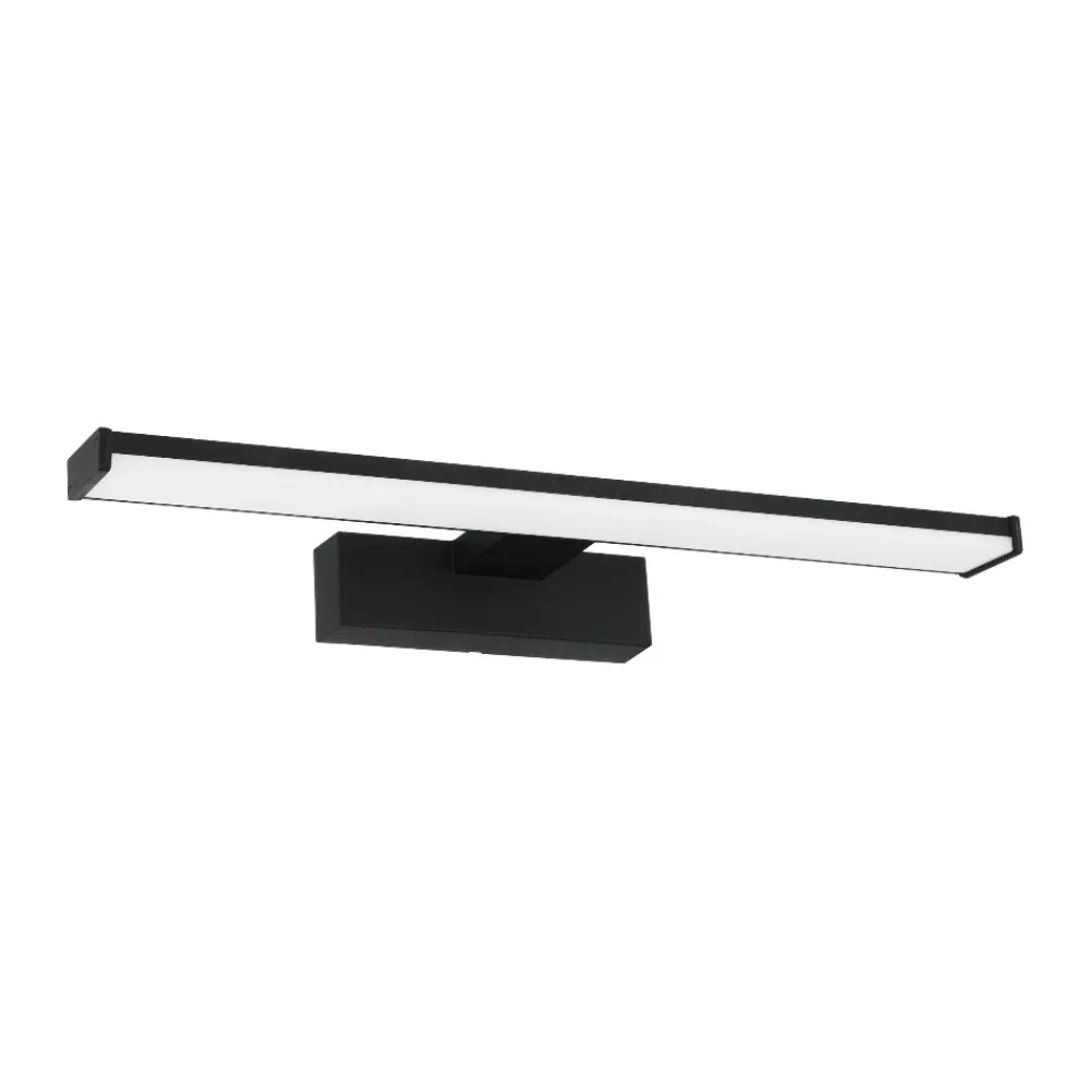 Applique Da Bagno-Eglo Pandella 1 applique da bagno nero per specchio moderno led 4000k ip44
