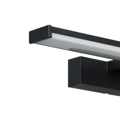 Applique Da Bagno-Eglo Pandella 1 applique da bagno nero per specchio moderno led 4000k ip44