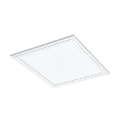 Plafoniere Moderne-Eglo Pannello led 30x30 da incasso o plafoniera 16w 4000k salobrena