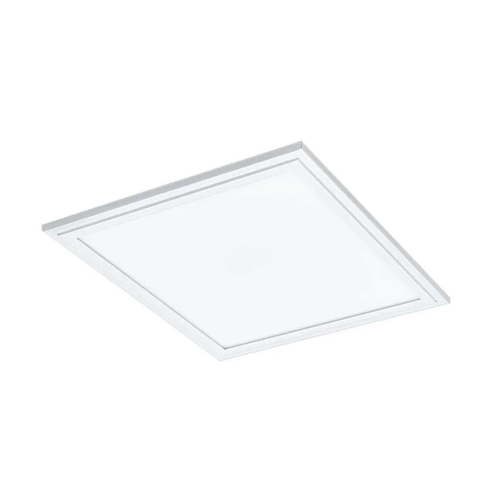 Plafoniere Moderne-Eglo Pannello led 30x30 da incasso o plafoniera 16w 4000k salobrena